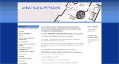 Desktop Screenshot of la-boutique-du-patrimoine.com