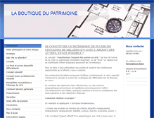 Tablet Screenshot of la-boutique-du-patrimoine.com